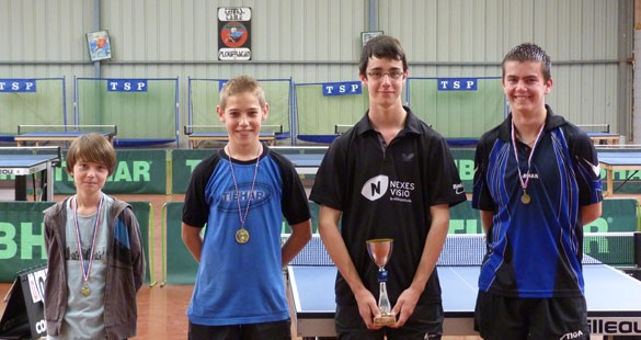 Podium tournoi jeunes 2011